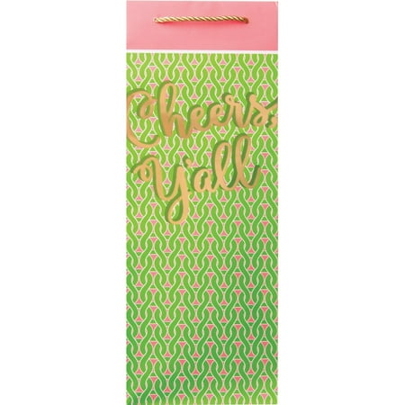 JAM Design Wine Bags, 4.8x13.9x3.9, 3/Pack, Southern Charm