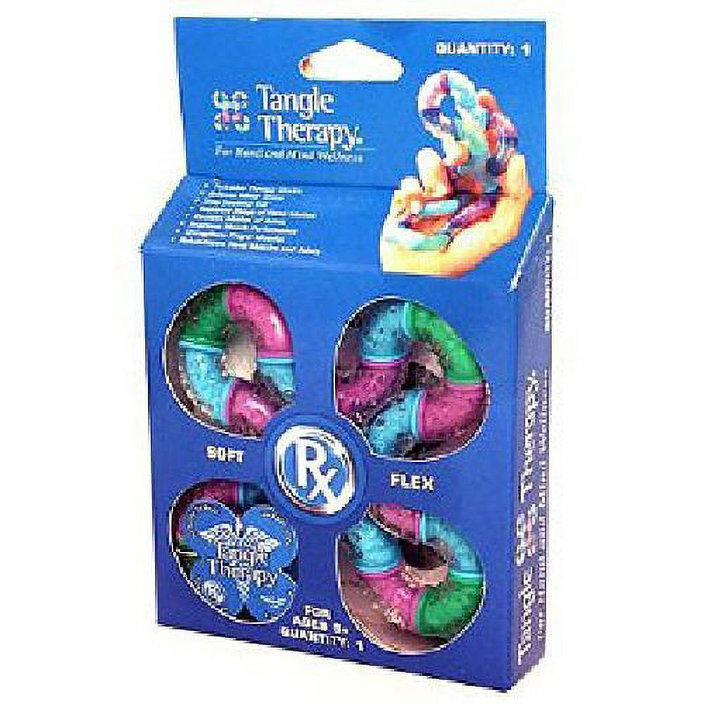 6 TANGLE Fidget Sensory Toy ADHD AUTISM Textured Metallic Fuzzy Therapy Relax