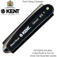 thumbnail image 6 of Kent 82T Handmade Folding Pocket Comb for Men, Fine Tooth Hair Comb Straightener for Everyday Grooming Styling Hair, Beard or Mustache, Use Dry or with Balms, Saw Cut Hand Polished, Made in England, 6 of 23