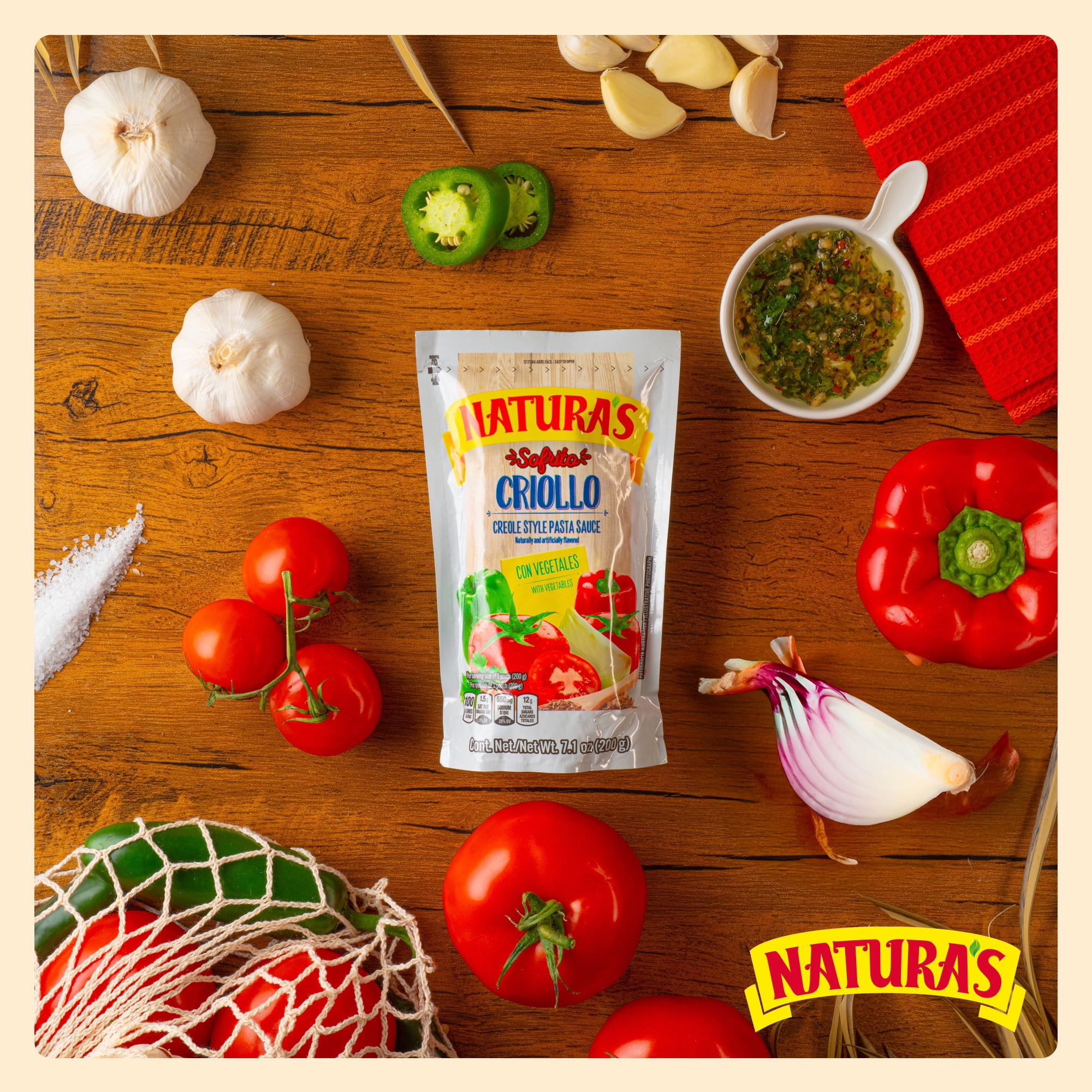 Natura's Sofrito Criollo Sauce, 7.1 oz (12 Pack)
