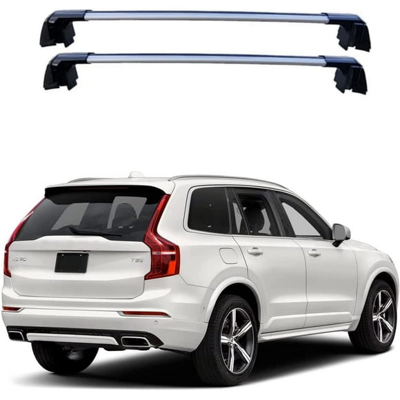 ROKIOTOEX  Coyote Roof Rack Crossbars for 2016-2025 XC90  Silver Crossbars