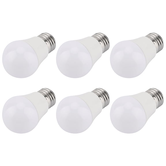 Kitchen Essentials 6 PCS 5W Mini LED Light Bulbs Warm White E26 Base G45 Bulb Lamps Illumination Accessory, high safety factor, low energy consumption, long service life, , soft and bright lights,