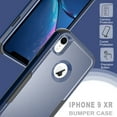 thumbnail image 7 of Apple IPhone XR Heavy Duty Defender Case, Dteck Hybrid Rugged Shockproof Cover For iPhone XR,Navy + Black, 7 of 7