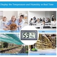 thumbnail image 7 of Triani 2Pcs Mini Digital Thermometer Hygrometer Celsius Meter Digital LCD Monitor Indoor Room Pet Humidity Meter Supplies for Leopard Gecko Hermit Crab Gecko Lizard (Rectangle), 7 of 7