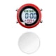 thumbnail image 5 of Despertadores electrónicos de tamaño pequeño, reloj despertador inteligente de pared con cronómetro. Rojo blanco, 5 of 9