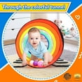 thumbnail image 4 of Moncoland Baby Play Tunnel for 1-3 Years Kids Toddlers Colorful Crawl Tunnel Tent with Breathable Mesh Indoor Outdoor Toys, 4 of 7