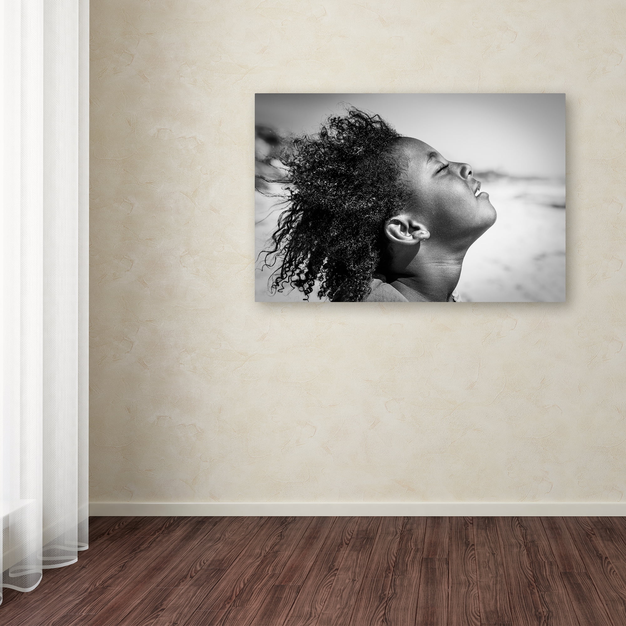 Trademark Fine Art 'Feeling The Sun And Wind' Canvas Art by Gloria Salgado Gispert