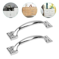 OFFIGAM Set of 2 Stainless Steel Kitchen Cabinet Door Handles, Solid Construction, Easy Installation, Modern Design