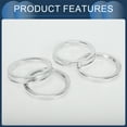 thumbnail image 4 of Unique Bargains Hub Centric Rings, 59.5mm ID to 73.1mm OD Vehicle Wheel Hubrings Aluminum Alloy, 4 Pcs, 4 of 6