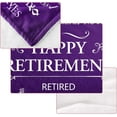 thumbnail image 4 of Retirement Gifts for Women - Fleece Throw Blanket 60"x50" - 2024 Retirement Gift Ideas - Retirement Gift for Woman - Retirement Decorations Retirement Blanket, 4 of 5