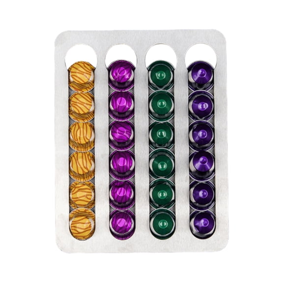 OIUR Coffee Capsule Storage Rack Large Capacity Multi-layer Design Strong Load-bearing Easy to Clean Coffee Pods Holder Wall-Mounted Organizer