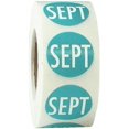 thumbnail image 1 of Teal September Stickers | 0.75" Inch Round | 500 Pack, 1 of 1