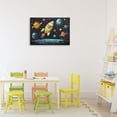 thumbnail image 3 of Stupell Industries Contemporary Whimsical Rocket & Planets Canvas Art, 24 x 16, by Creative Studio, 3 of 8