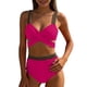 thumbnail image 2 of Trajes de baño para mujer, conjunto de traje de baño camisola sin espalda de color sólido informal y de moda para mujer, trajes de baño para mujer, trajes de baño para mujer, traje de baño para mujer,, 2 of 6