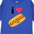 thumbnail image 4 of Inktastic I Love Hot Dogs Boys or Girls Long Sleeve Toddler T-Shirt, 4 of 5