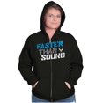 thumbnail image 3 of US Air Force Faster Than Sound USAF Zip Up Hoodie Men's Women's Brisco Brands S, 3 of 6