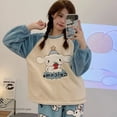 thumbnail image 2 of Pijama esponjoso Y2k para mujer, conjunto de 2 piezas, ropa de dormir de felpa, traje a juego, novedad de 2023, 2 of 4