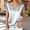 X-Grey329, variant on Women's T Shirt Short Sleeve Solid Color Mesh Rhinestone Draped Neckline Elegant Comfortable Blouse Top For Daily Wear,Black,Xxl