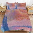 thumbnail image 1 of Van gogh Breathable Soft Surface Comfortable Texture Hotel Style Duvet Cover Sets with Zipper Closure, 1 of 5