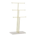 thumbnail image 3 of Soporte para Presentación de Joyería, Barras en Niveles, Soporte para Joyería, Exquisito Organizador de Joyería de Mesa, Estante de Almacenamie Base de mármol, 3 of 8