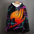 thumbnail image 4 of Fairy Tail Unisex Adult Hoodie Casual Hooded Sweatshirt Pullover Novelty 3D Printed Sweater Jacket L, 4 of 8