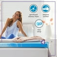 thumbnail image 3 of Comfort Revolution 4" Memory Foam Mattress Topper, Full, 3 of 16