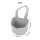 thumbnail image 5 of Injueey Grifo TPR, desagüe de esponja, desmontable, Flexible, lavable, ajustable, cesta colgante de Color sólido, estante de cepillo para cantimplora Almacenamiento y organización del hogar Gris Injueey HA001638-02, 5 of 6