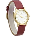thumbnail image 4 of Blekon Collections Women's 28mm Case Elegant Look Genuine Leather Buckle Strap Watch, 4 of 5
