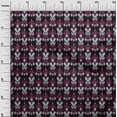thumbnail image 2 of oneOone Viscose Jersey Fabric Paisley Ikat Print Fabric BTY 60 Inch Wide, 2 of 5