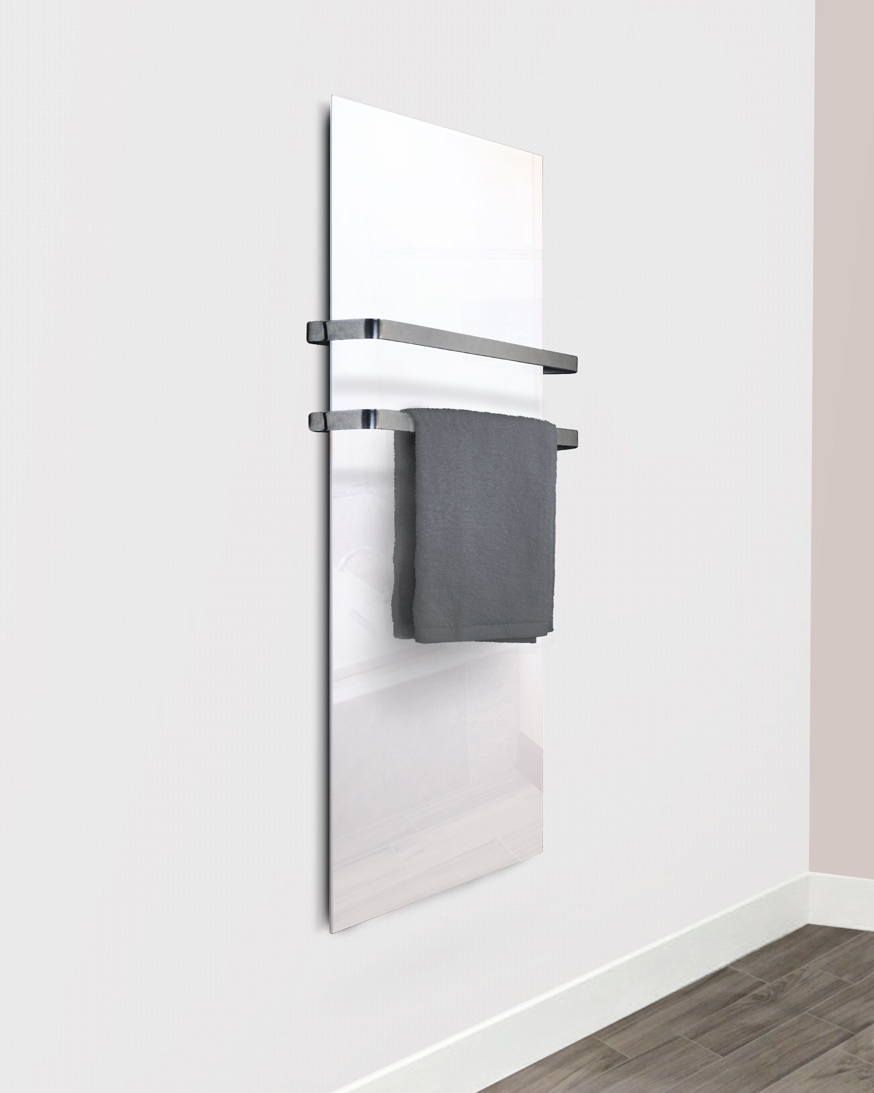 Heat Storm Electric Glass Infrared Heater, Indoor, White, HSWHT1648