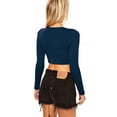 thumbnail image 2 of Top - Crop Top, Long Sleeve, 2 of 4