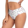 thumbnail image 2 of Balery Cute Poodle Dog Ropa Interior de Algodón para Mujer con Dibujo – Braguitas Cómodas y Elásticas, Estilo Clásico-4X-Large, 2 of 6