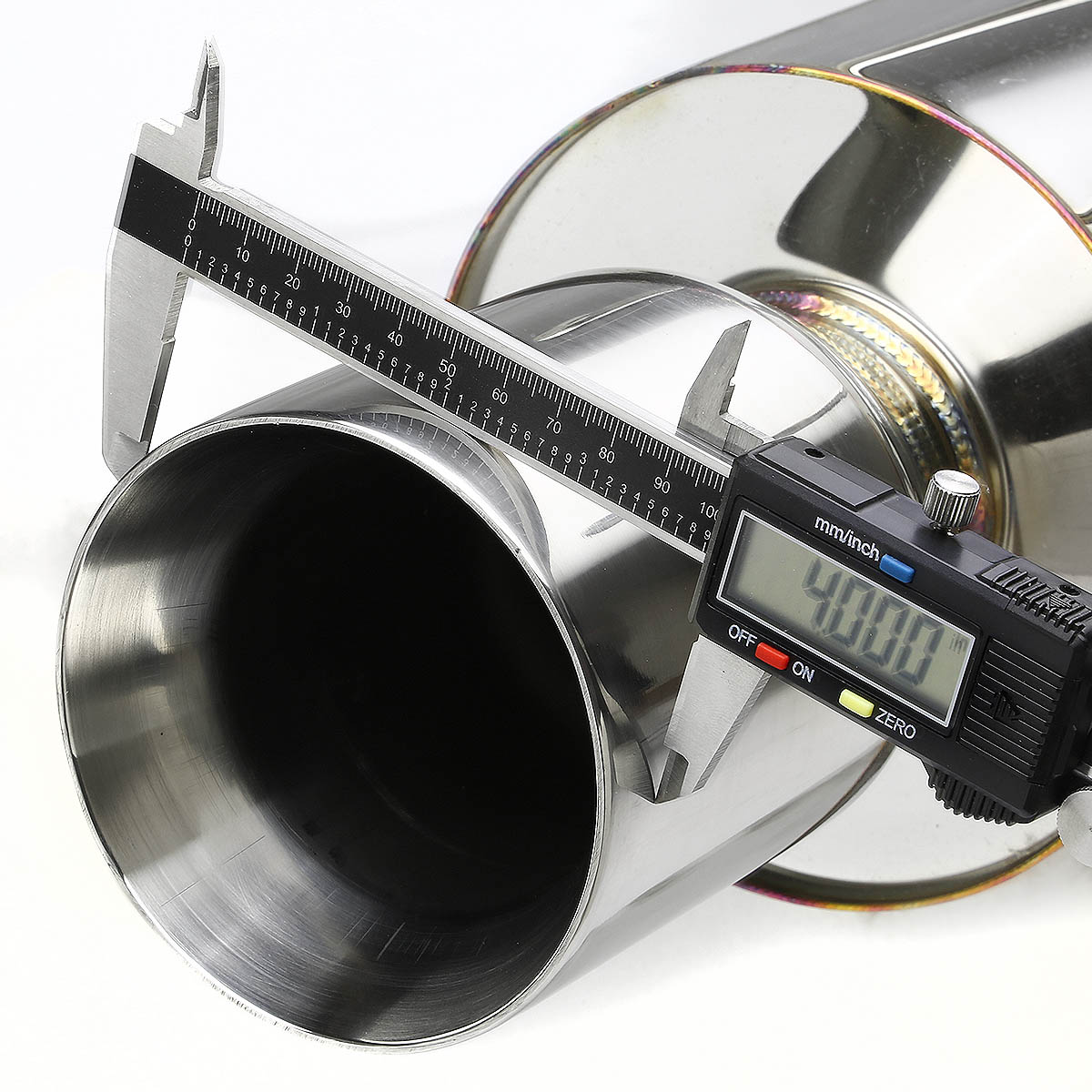 DNA Motoring For 98-02 Honda Accord 3.0L V6 Dual Muffler Racing Catback Exhaust System 4" Rolled Tip