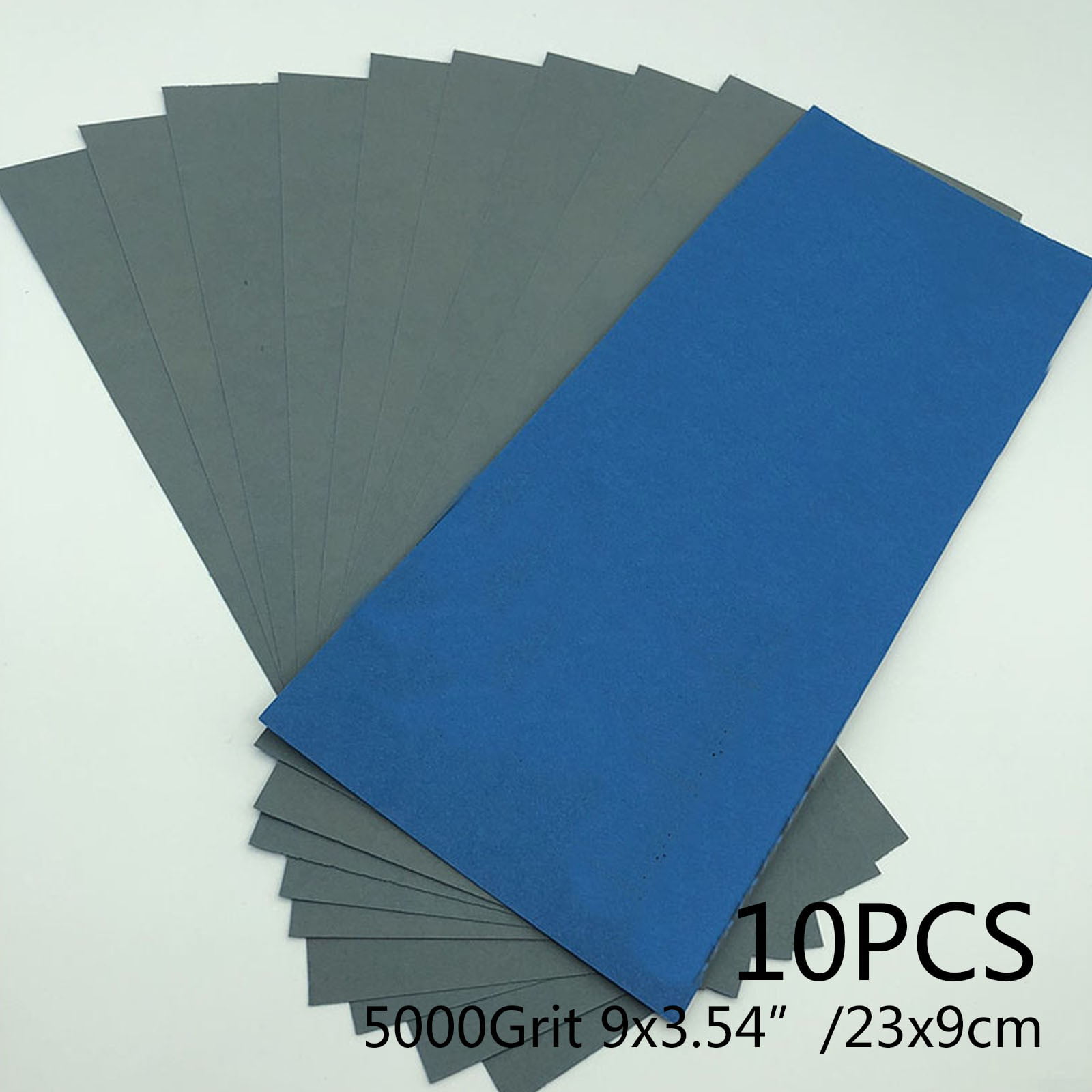 Hot 12Pcs 9X3.6'' Grit Orbital Paper Assorted Wet or dry Sandpaper 400 to 150 