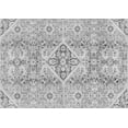 thumbnail image 1 of Ahgly Company Indoor Rectangle Abstract Gray Modern Area Rugs, 2' x 4', 1 of 4