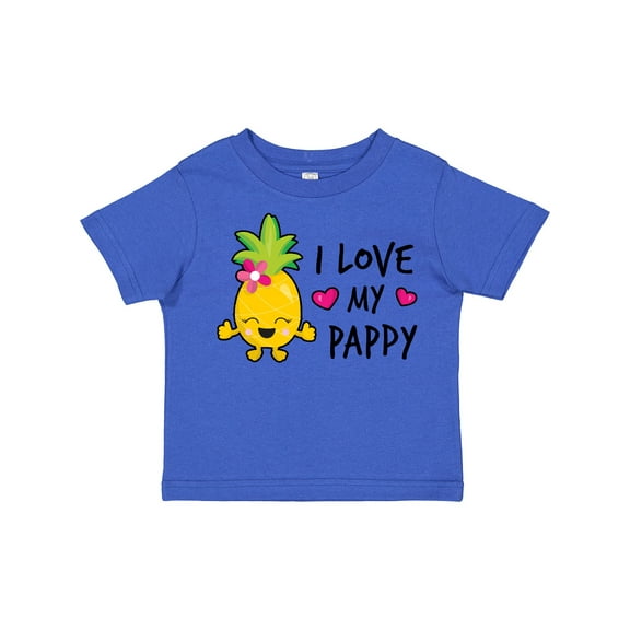 Inktastic I Love My Pappy with Pineapple Girls Toddler T-Shirt