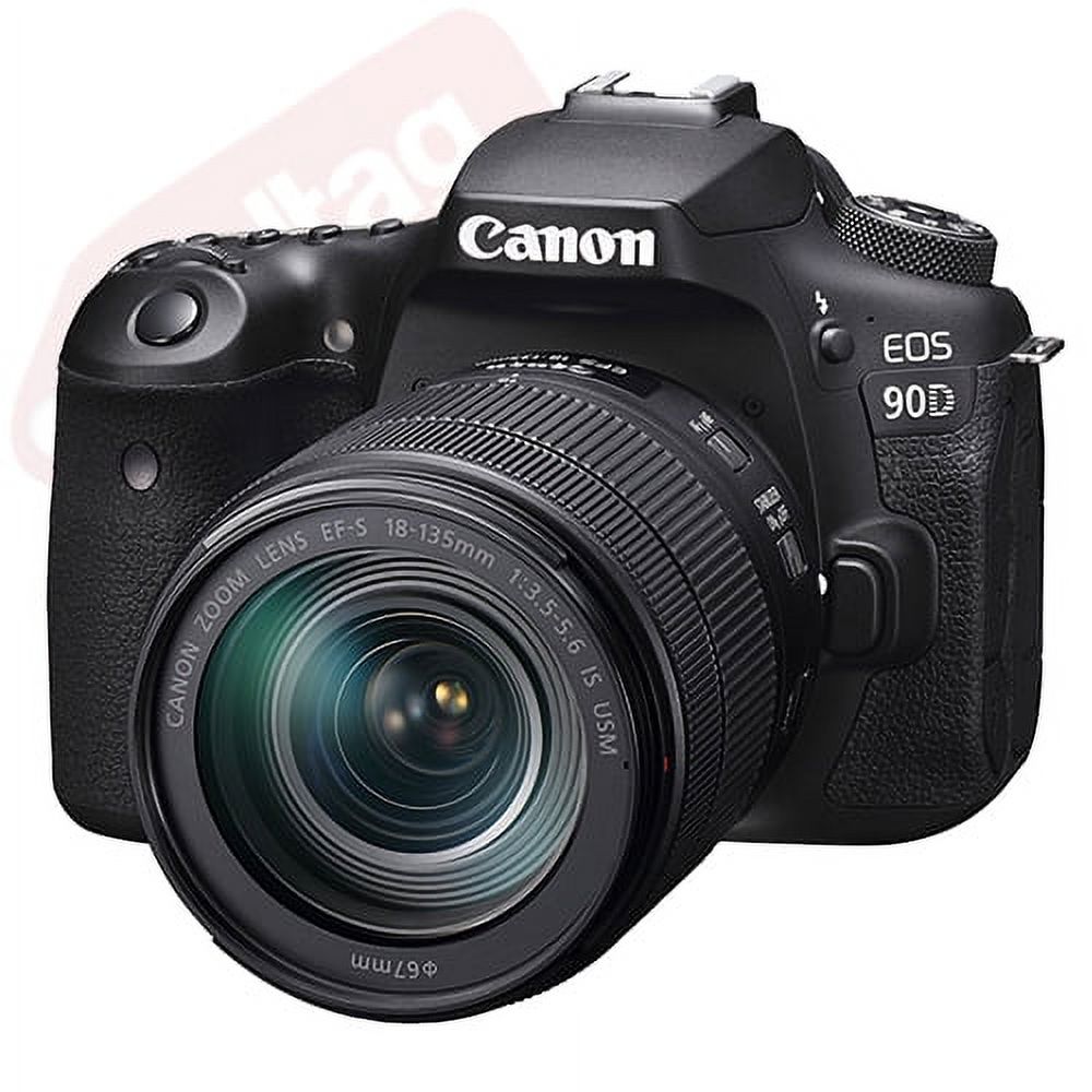 Canon EOS 90D Digital SLR Camera with 18-135mm EF-S f/3.5-5.6 IS USM Lens - image 3 of 11