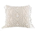 thumbnail image 1 of Almohada/Funda de almohada Funda de cojínFunda de cojínCojín de sofá, Funda de cojín de almohadaAlmohada de algodón con cama Sofá Banco Carro, Beige, 45 * 45 cm Zhivalor LKX-1956, 1 of 4