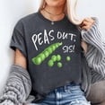thumbnail image 2 of Peas Out, Sis! Vegatarian Vegan Trendy Humor Graphic Unisex T-Shirt, Sizes S-5XL - Gategoo, 2 of 5