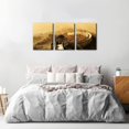 thumbnail image 6 of 3 Pieces Canvas Prints Wall Art The Great Wall Modern Wall Decor Beijing Cityscape Modern Home Decor Historical Landmark Posters and Prints Stretch and Framed Ready to Hang - 12" x 16" x 3, 6 of 6