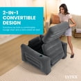thumbnail image 4 of INTEX Fauteuil-Lit Gonflable Escamotable/matelas Pneumatique Format Simple (Lot de 2), 4 of 8