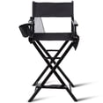 thumbnail image 1 of Gymax Foldable Professional Artist Directors Chair Wood Light, 1 of 10