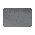 thumbnail image 2 of Non Slip Bath Mat for Shower Quick Dry Diatomaceous Earth Bath Mat for Tub Bathroom Floor Mat for Entryway 16 X 24 Inch Dark Gray, 2 of 8