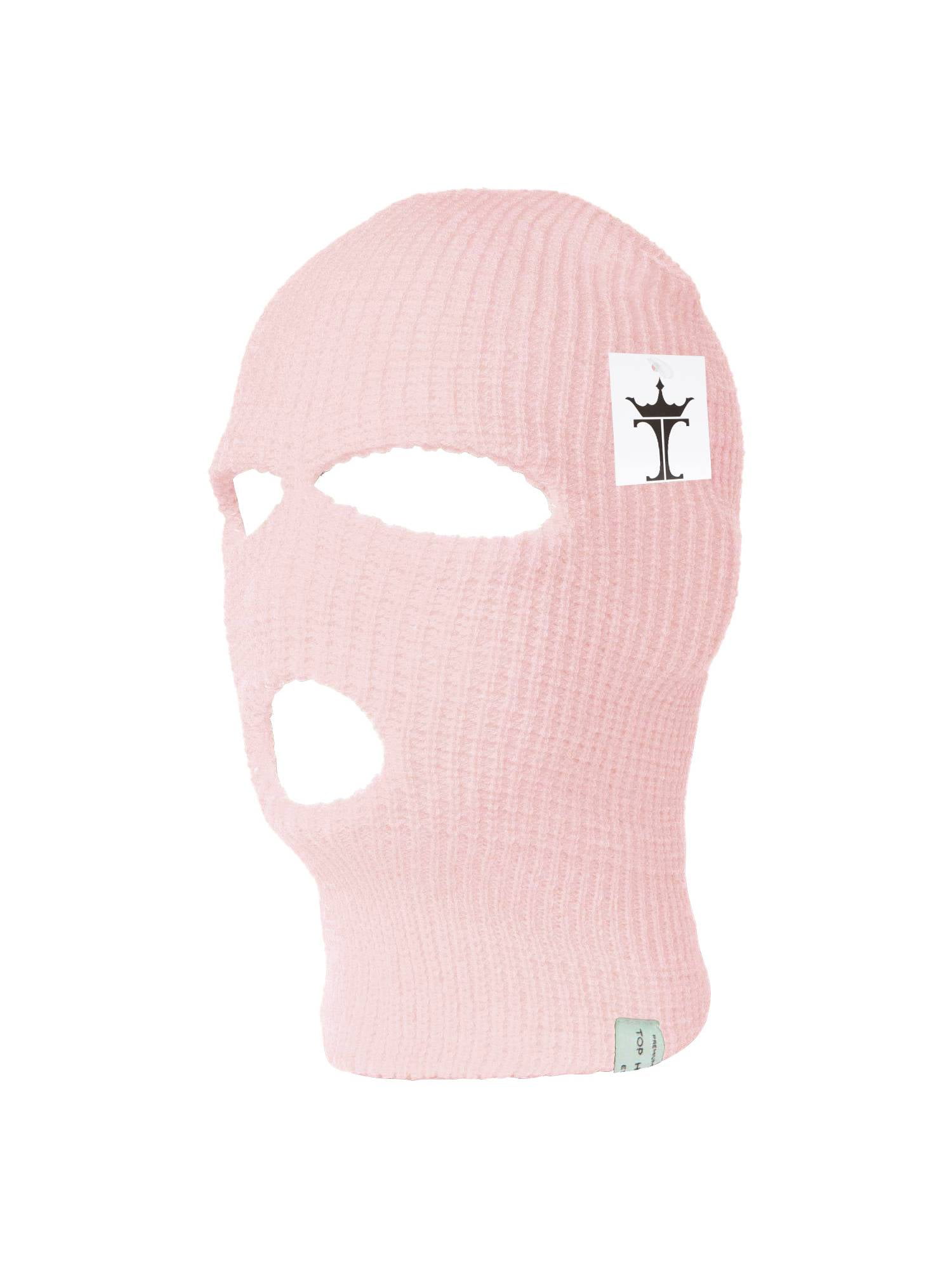 3Hole Ski Mask 12Pack Light Pink