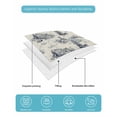 thumbnail image 4 of Full Size Quilt Bedding Set, Nautical Ship Reversible Summer Quilt 3 Pieces, Retro Coastal Ocean Lighthouse Mountain Map Lightweight Bedspreads Coverlets with 2 Pillow Shams for All Seasons, 4 of 5