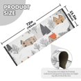 thumbnail image 5 of Yayeee Runner Rug for Bedroom 2'x6' Machine Washable Hallway Non Slip Mat, Beige Snow Houses, 5 of 8