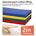 thumbnail image 4 of YRLLENSDAN Large Gymnastics Mat Folding Gym Mat for Kids Leather Tumbling Mat for Gymnastics for Home Schooling and Daycare Cheer Mat Thick Exercise Mat for Home Workout 4×8 ft,Colourful, 4 of 13