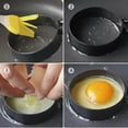 thumbnail image 5 of Juego de 4 anillos de huevo para muffins de huevo, moldes redondos para huevos para freír, molde moldeador de pan con anillo de huevo profundo para panqueques para dar forma a huevos de coci, 5 of 5