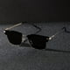 thumbnail image 4 of 1 Pair Of Men's Metal Punk Sunglasses, Men's Fashion Sunglasses, 4 of 4