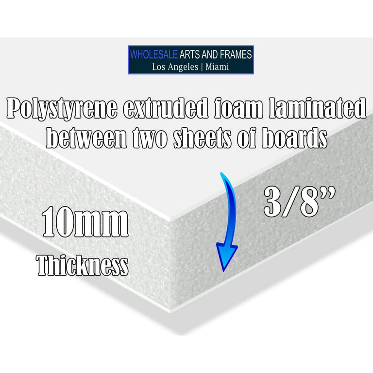Foam Board 3/16 16x20 White